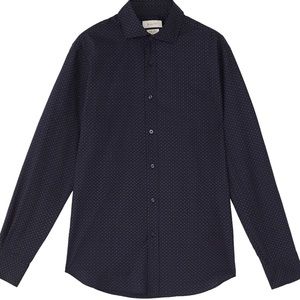 Massimo Dutti Geometric Print Slim Shirt